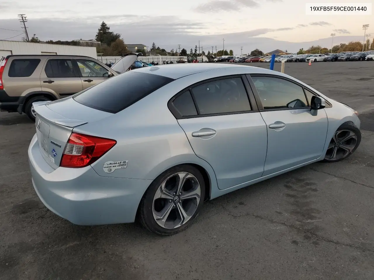 19XFB5F59CE001440 2012 Honda Civic Natural Gas
