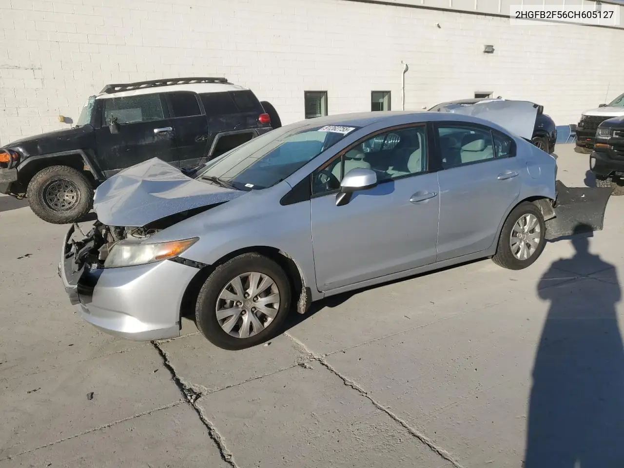 2HGFB2F56CH605127 2012 Honda Civic Lx