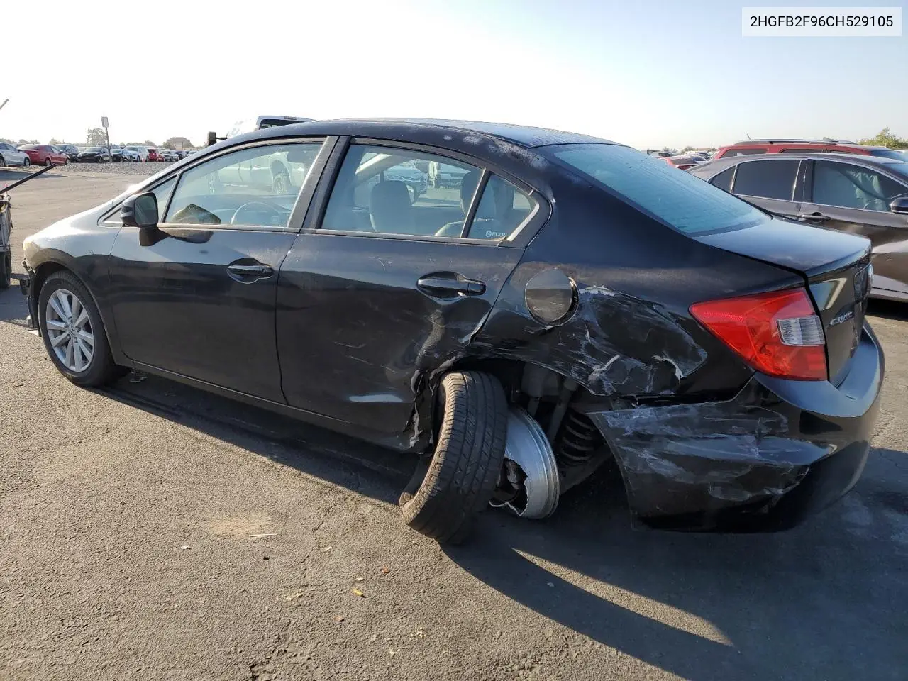 2HGFB2F96CH529105 2012 Honda Civic Exl