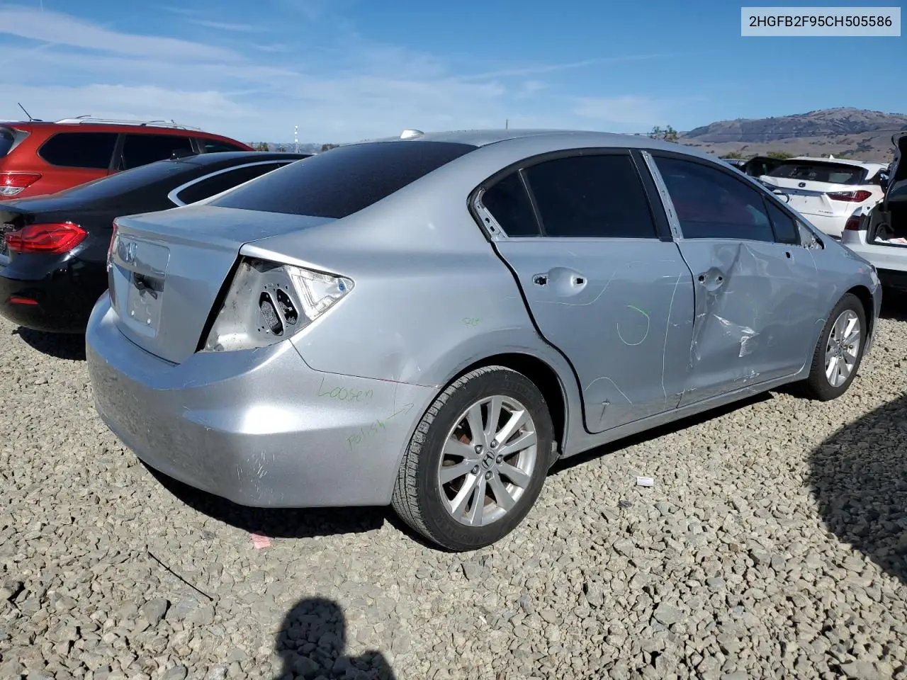 2HGFB2F95CH505586 2012 Honda Civic Exl
