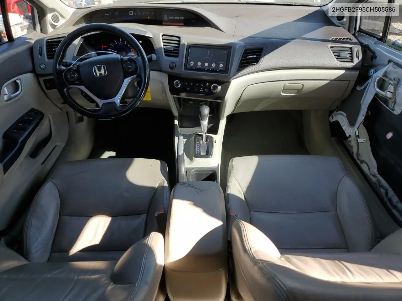 2HGFB2F95CH505586 2012 Honda Civic Exl