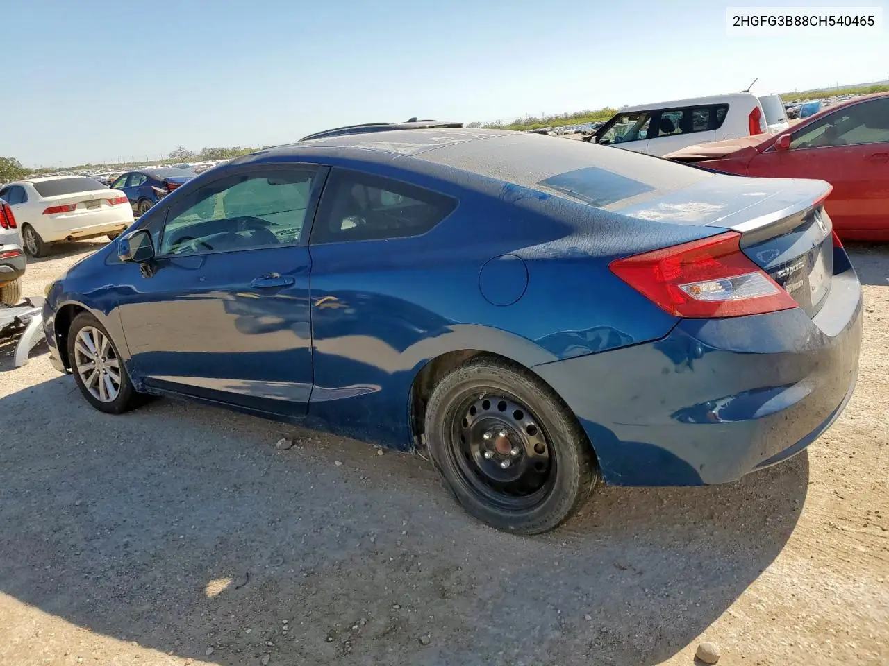 2HGFG3B88CH540465 2012 Honda Civic Ex