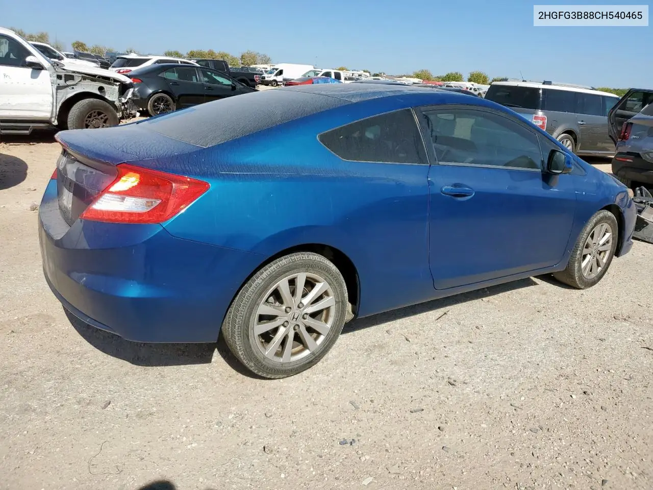 2HGFG3B88CH540465 2012 Honda Civic Ex
