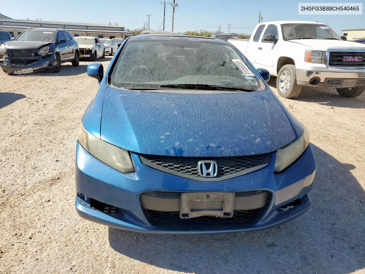 2HGFG3B88CH540465 2012 Honda Civic Ex
