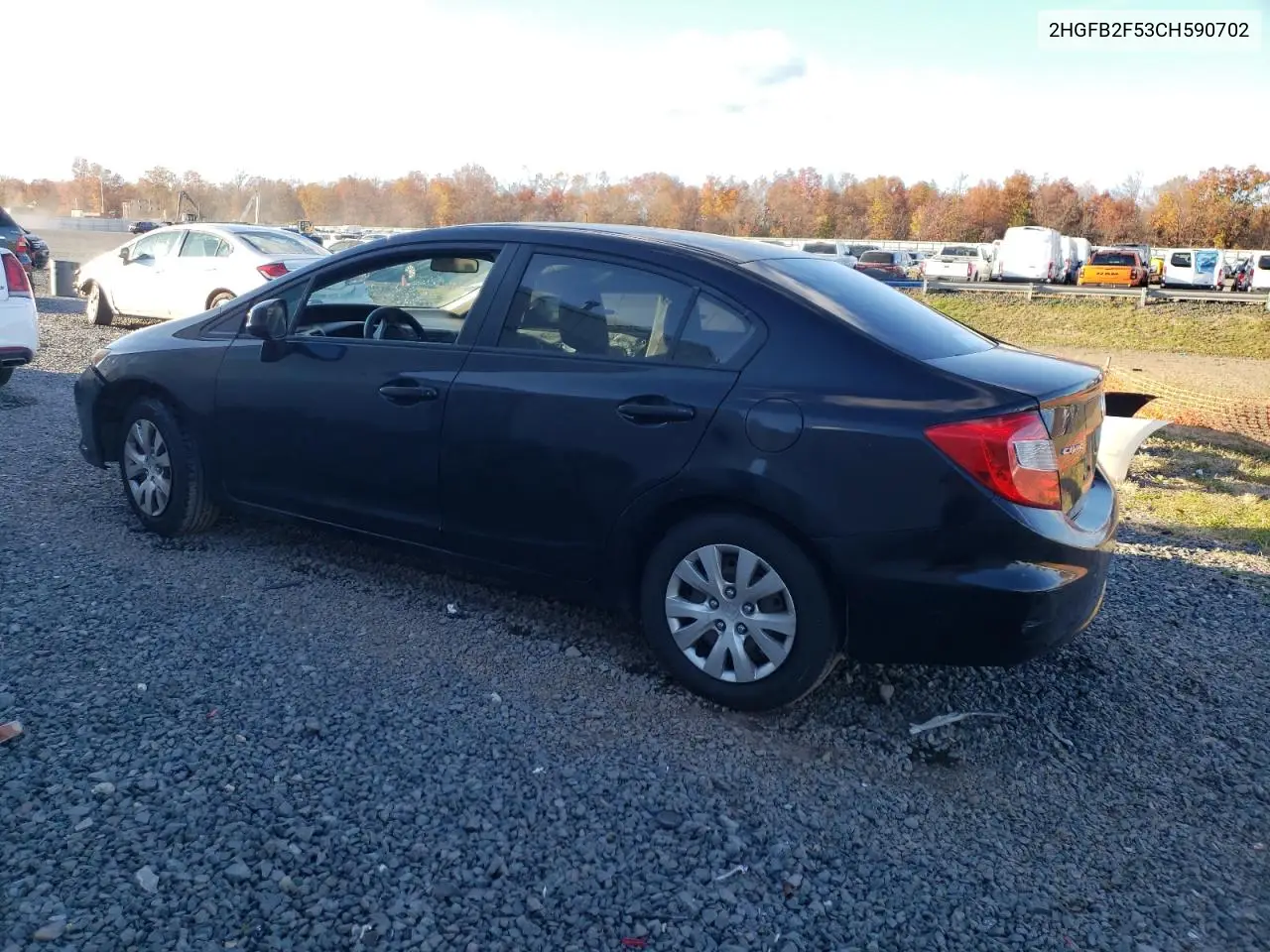 2HGFB2F53CH590702 2012 Honda Civic Lx