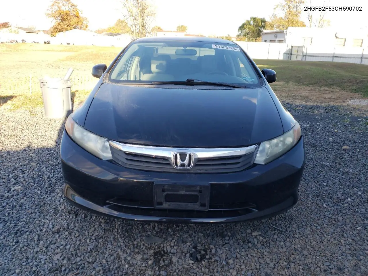 2HGFB2F53CH590702 2012 Honda Civic Lx