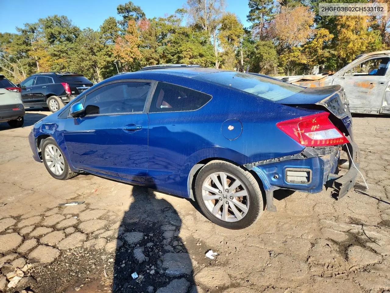 2HGFG3B02CH533182 2012 Honda Civic Exl