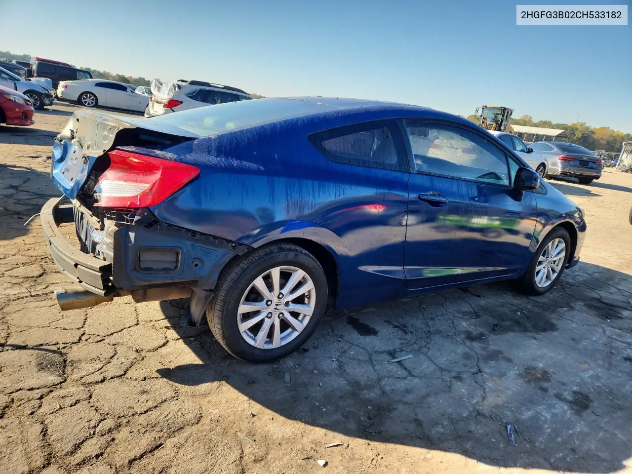 2HGFG3B02CH533182 2012 Honda Civic Exl