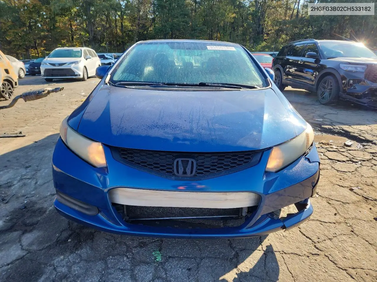 2HGFG3B02CH533182 2012 Honda Civic Exl