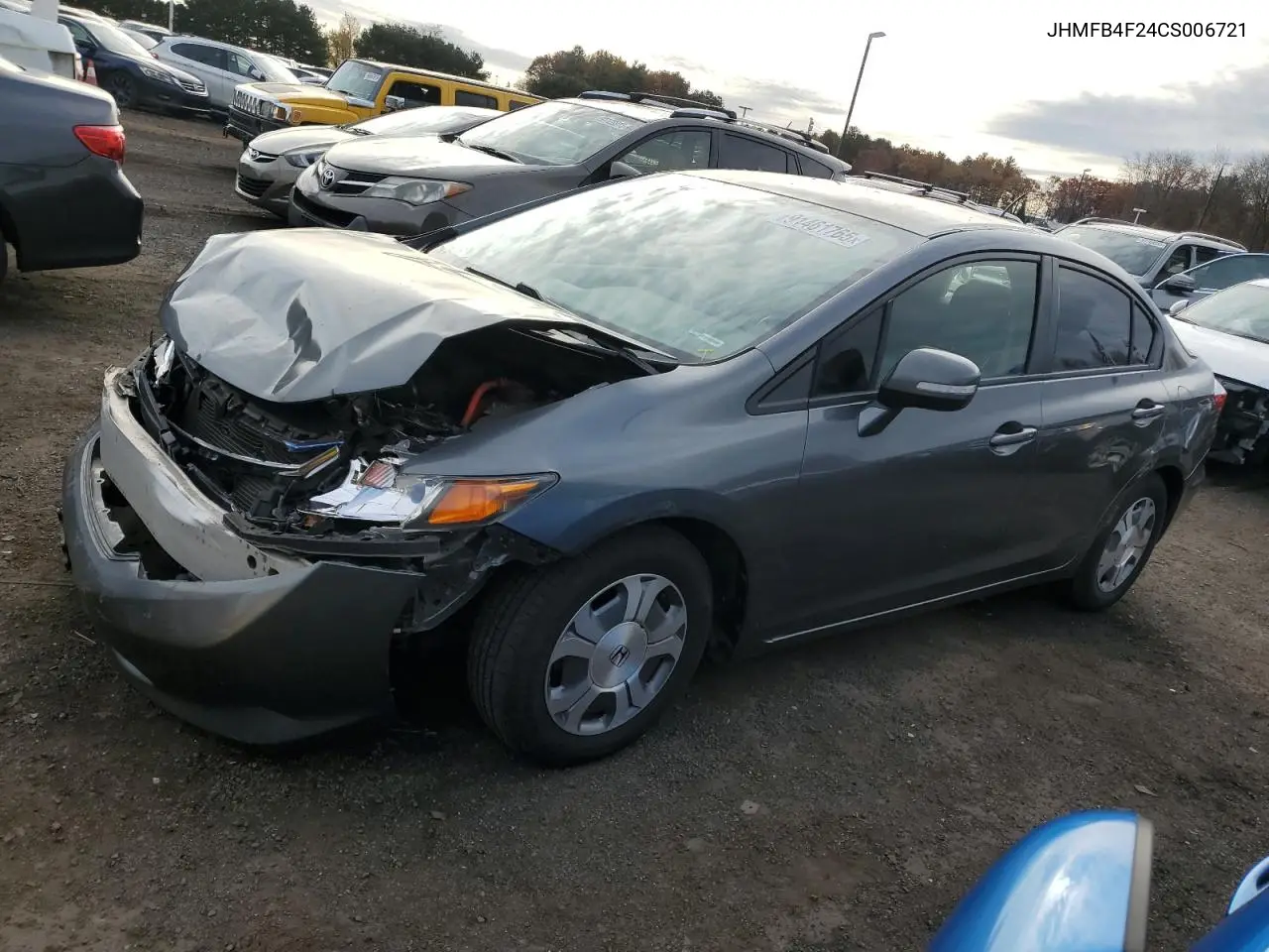 JHMFB4F24CS006721 2012 Honda Civic Hybrid