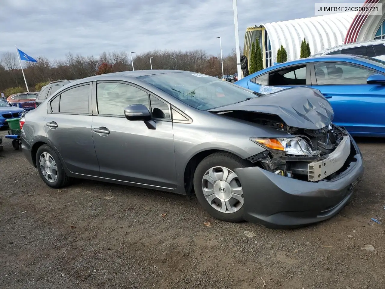 JHMFB4F24CS006721 2012 Honda Civic Hybrid