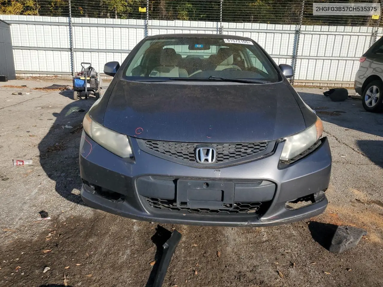 2HGFG3B57CH535375 2012 Honda Civic Lx