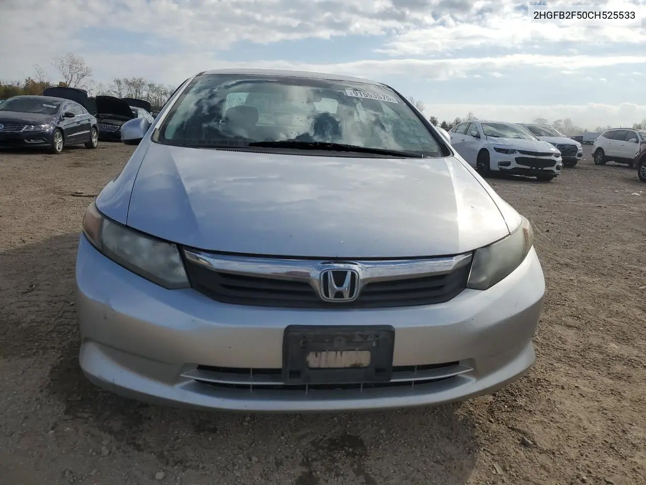 2HGFB2F50CH525533 2012 Honda Civic Lx