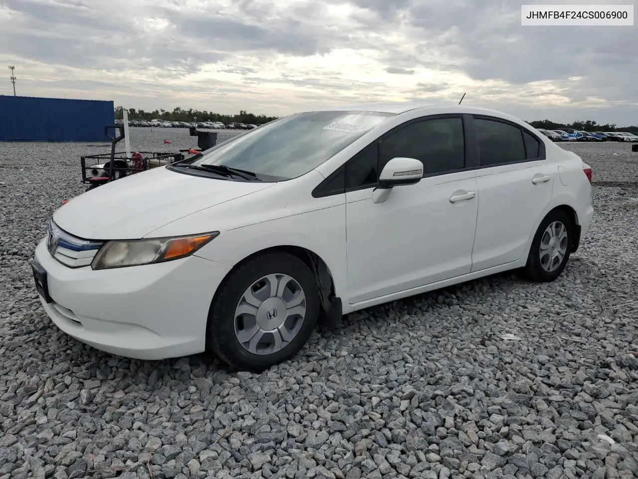 JHMFB4F24CS006900 2012 Honda Civic Hybrid