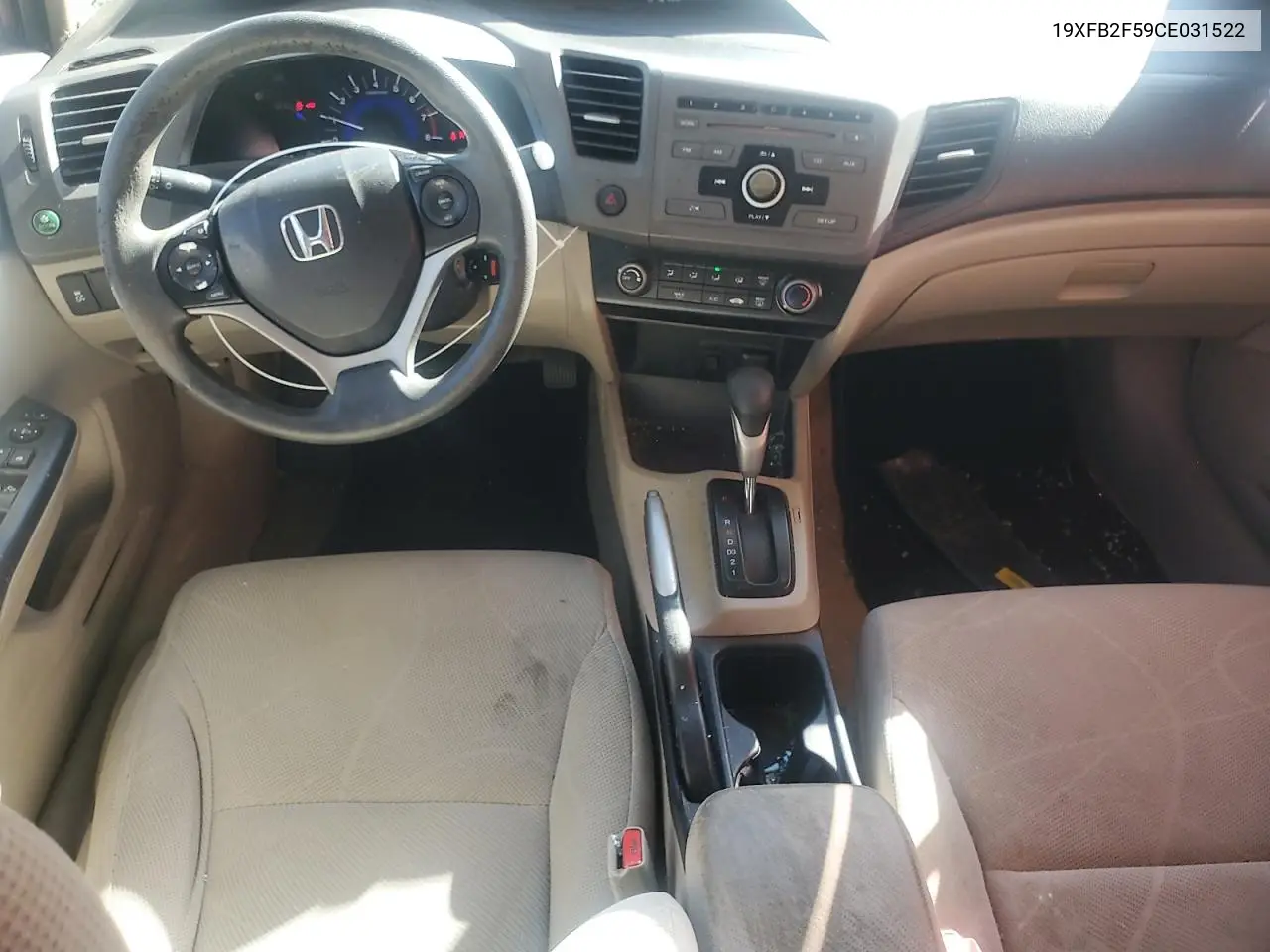 19XFB2F59CE031522 2012 Honda Civic Lx