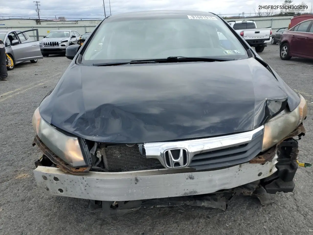 2HGFB2F53CH305089 2012 Honda Civic Lx