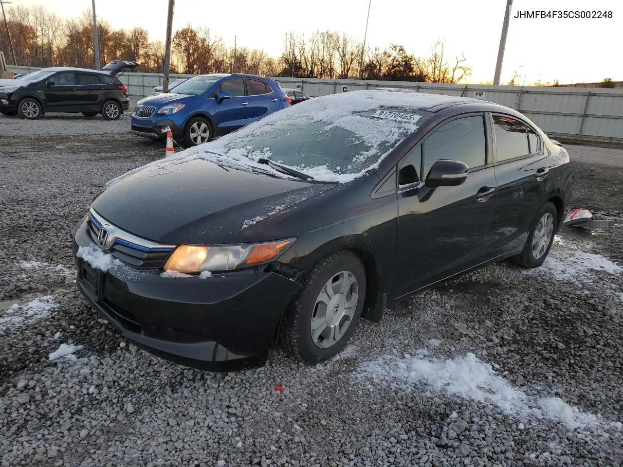 JHMFB4F35CS002248 2012 Honda Civic Hybrid L