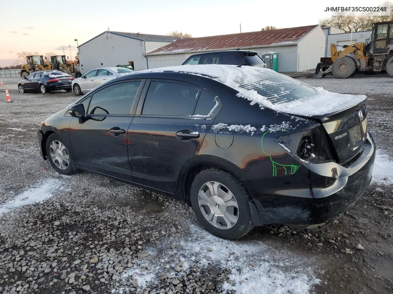 JHMFB4F35CS002248 2012 Honda Civic Hybrid L