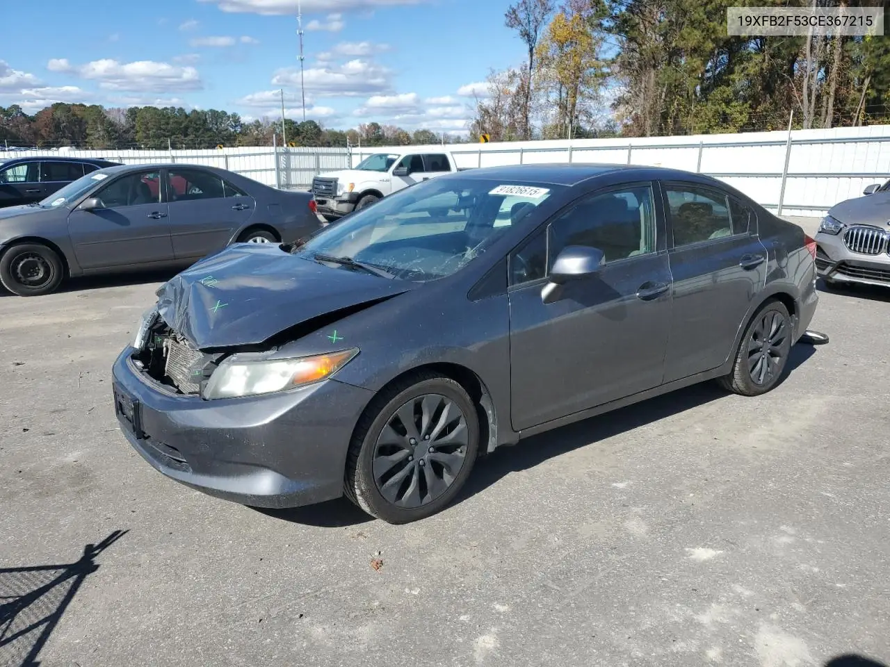 19XFB2F53CE367215 2012 Honda Civic Lx