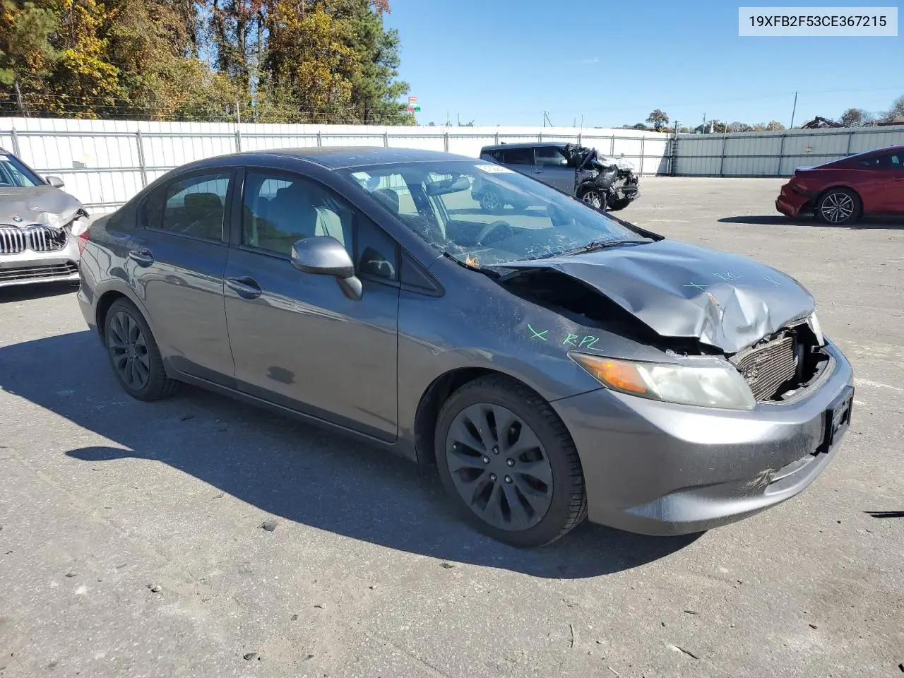 19XFB2F53CE367215 2012 Honda Civic Lx