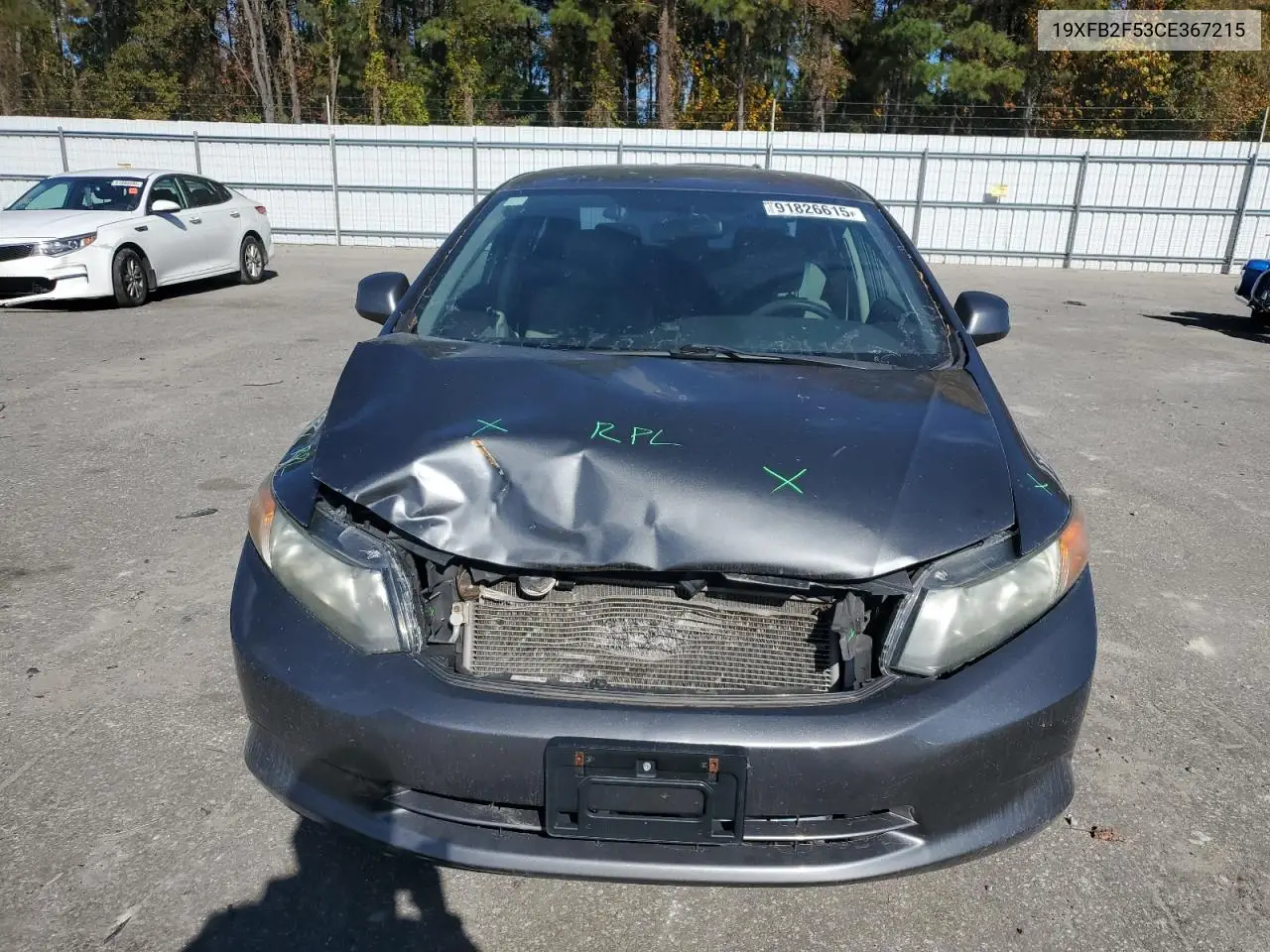 19XFB2F53CE367215 2012 Honda Civic Lx