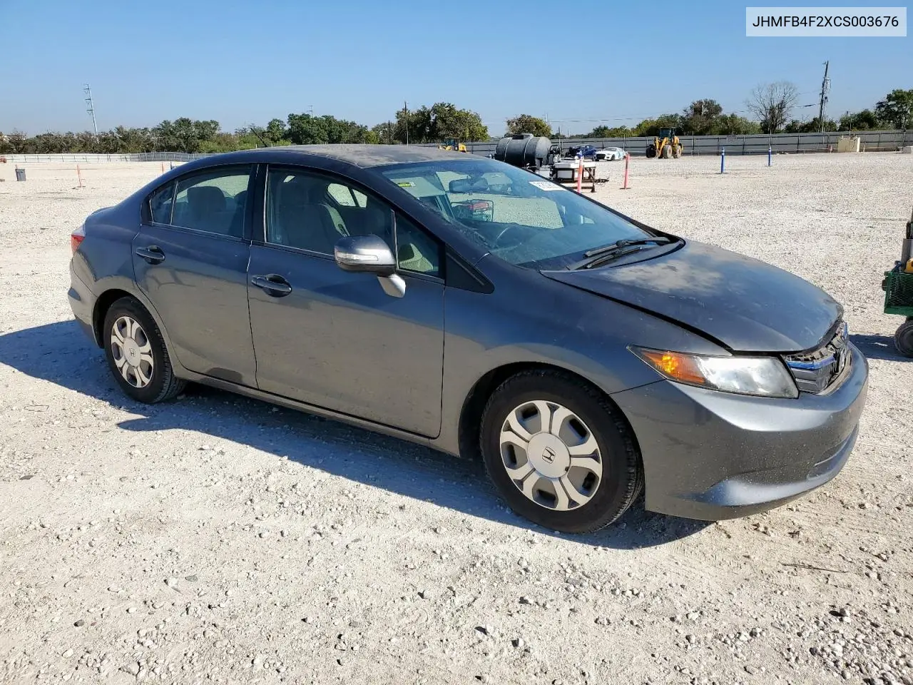 JHMFB4F2XCS003676 2012 Honda Civic Hybrid