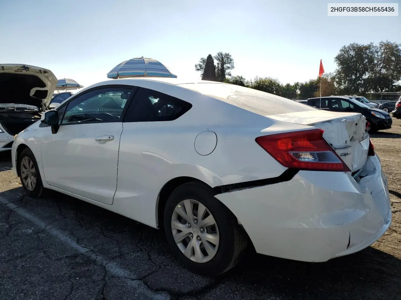 2HGFG3B58CH565436 2012 Honda Civic Lx