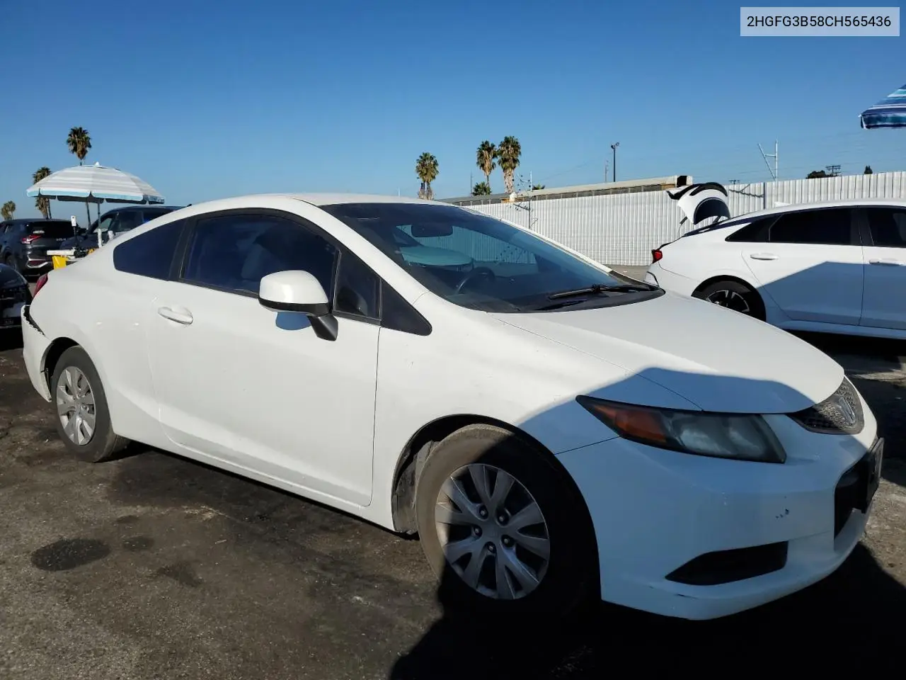 2HGFG3B58CH565436 2012 Honda Civic Lx