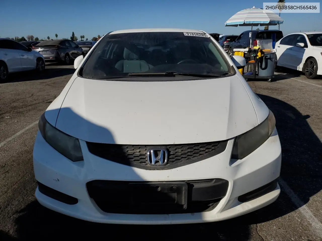 2HGFG3B58CH565436 2012 Honda Civic Lx