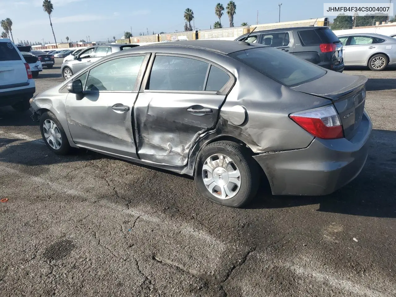 JHMFB4F34CS004007 2012 Honda Civic Hybrid L