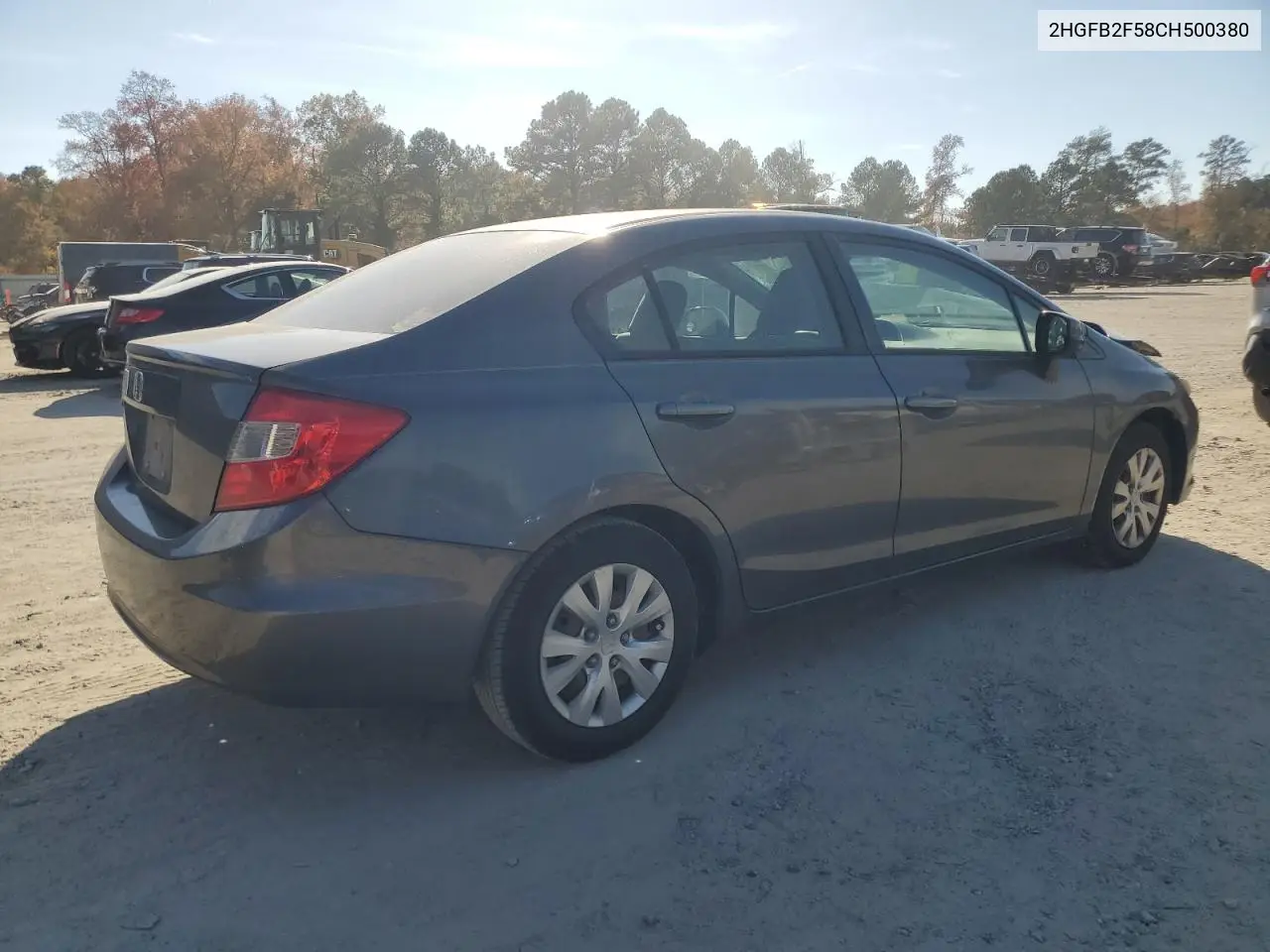2HGFB2F58CH500380 2012 Honda Civic Lx