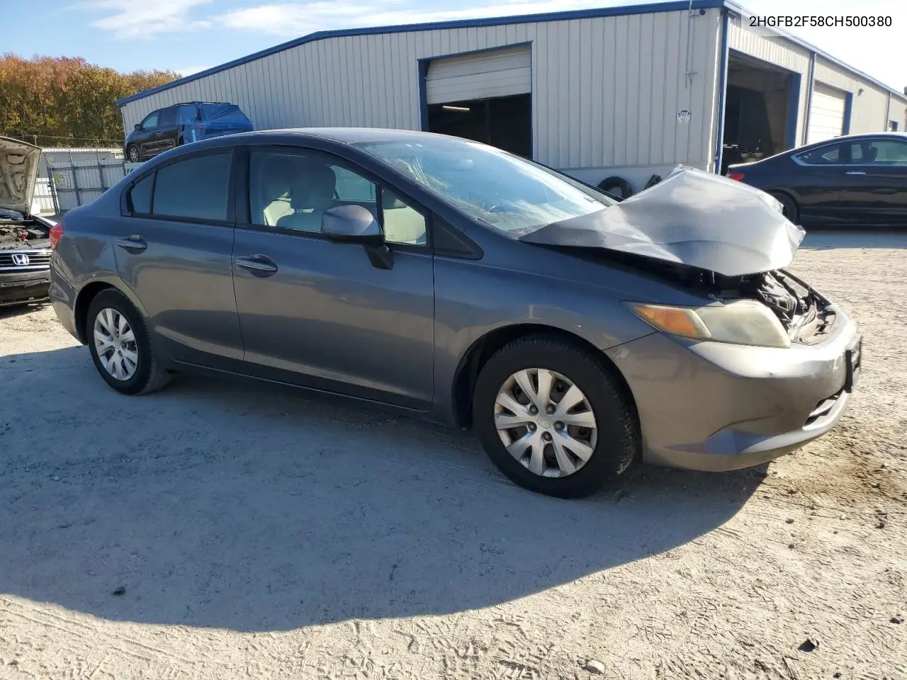 2HGFB2F58CH500380 2012 Honda Civic Lx
