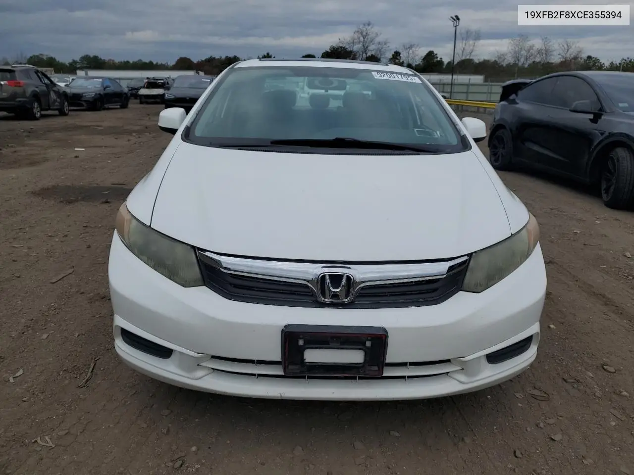 19XFB2F8XCE355394 2012 Honda Civic Ex