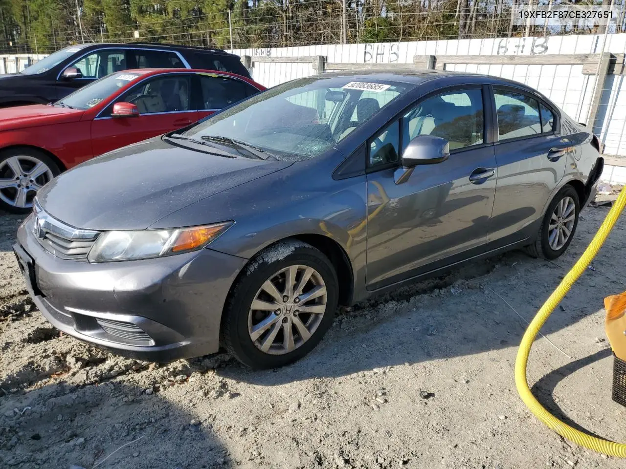 19XFB2F87CE327651 2012 Honda Civic Ex