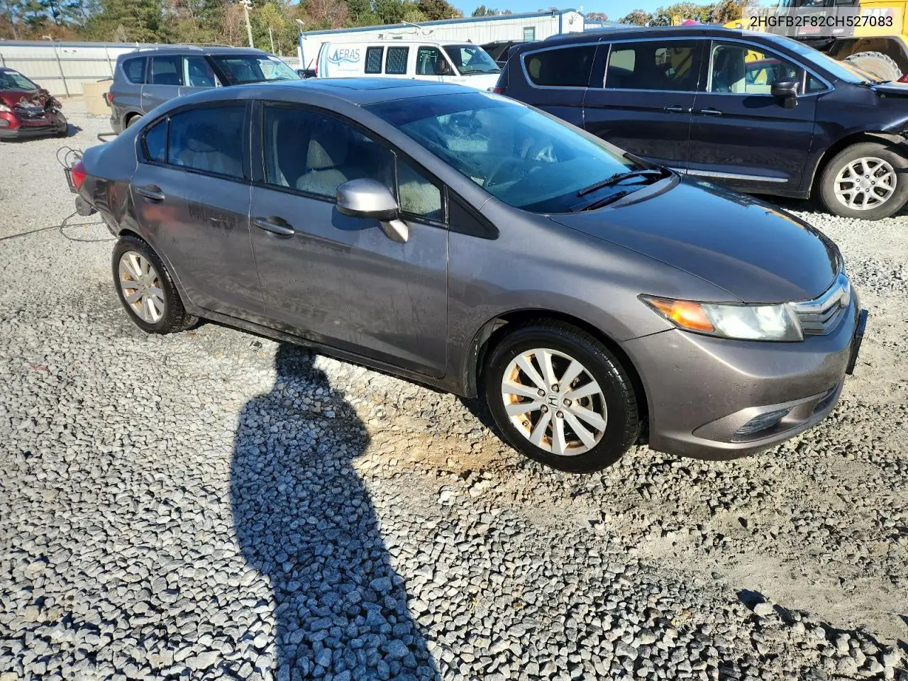 2HGFB2F82CH527083 2012 Honda Civic Ex