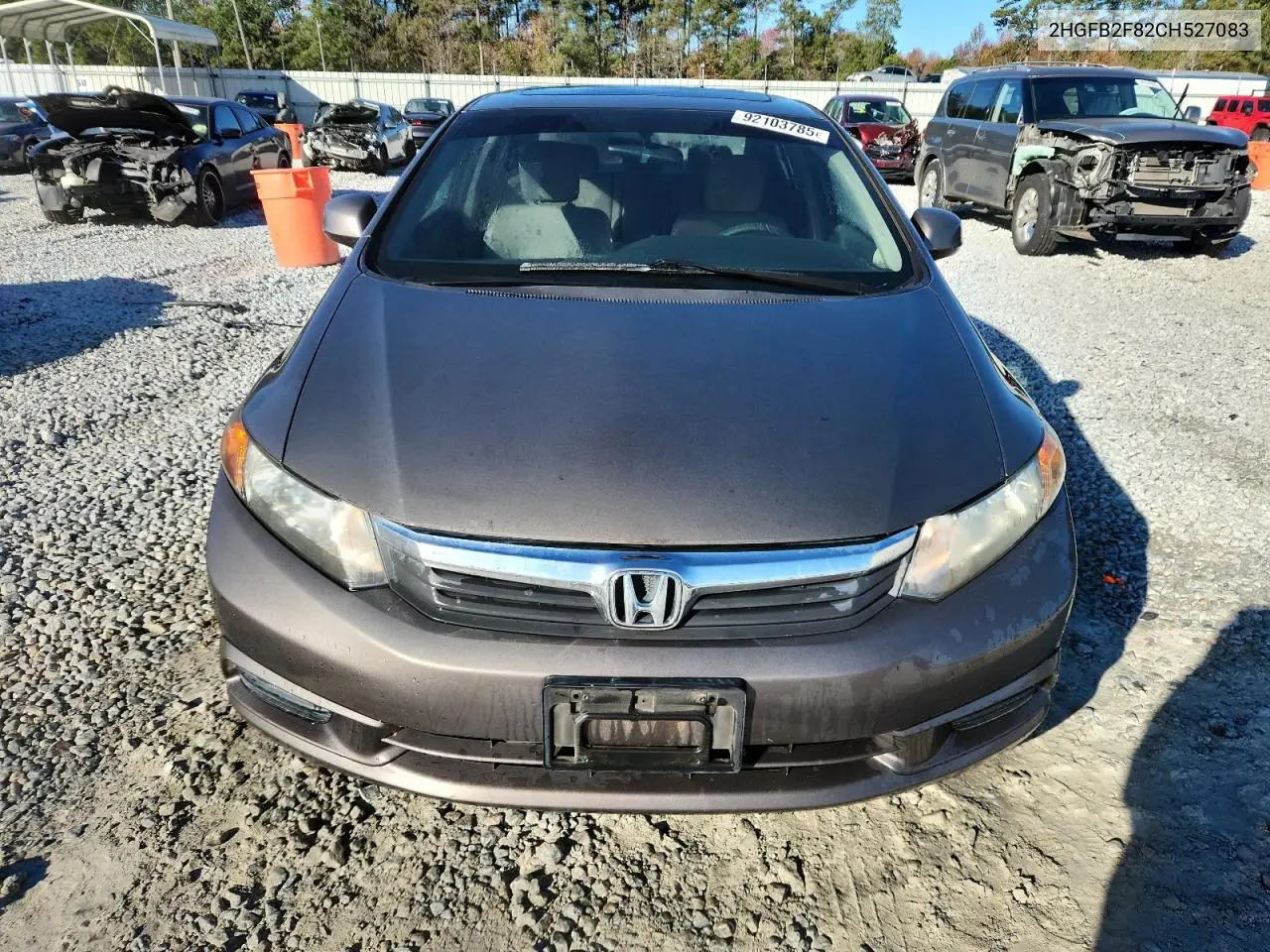 2HGFB2F82CH527083 2012 Honda Civic Ex