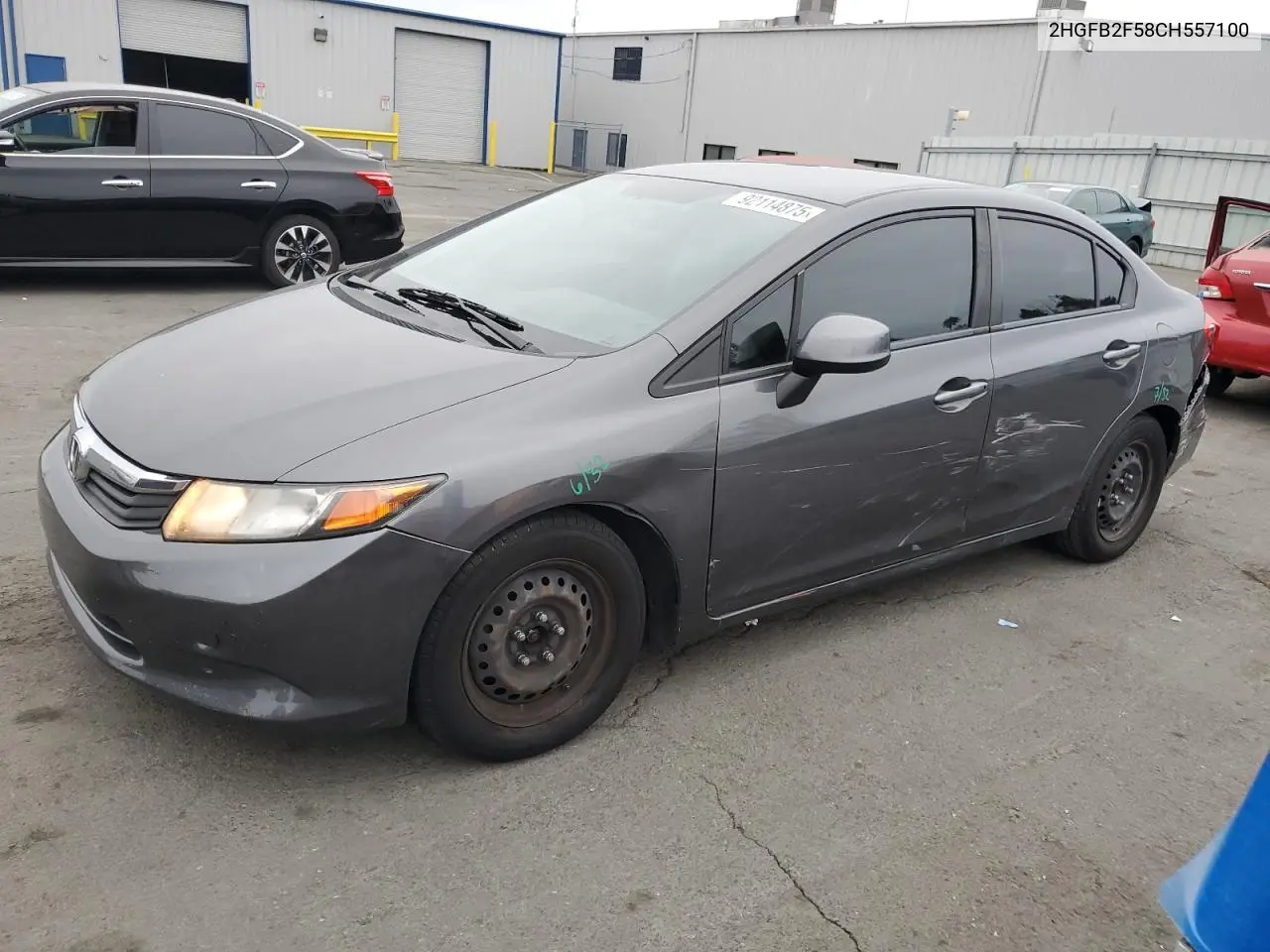 2HGFB2F58CH557100 2012 Honda Civic Lx