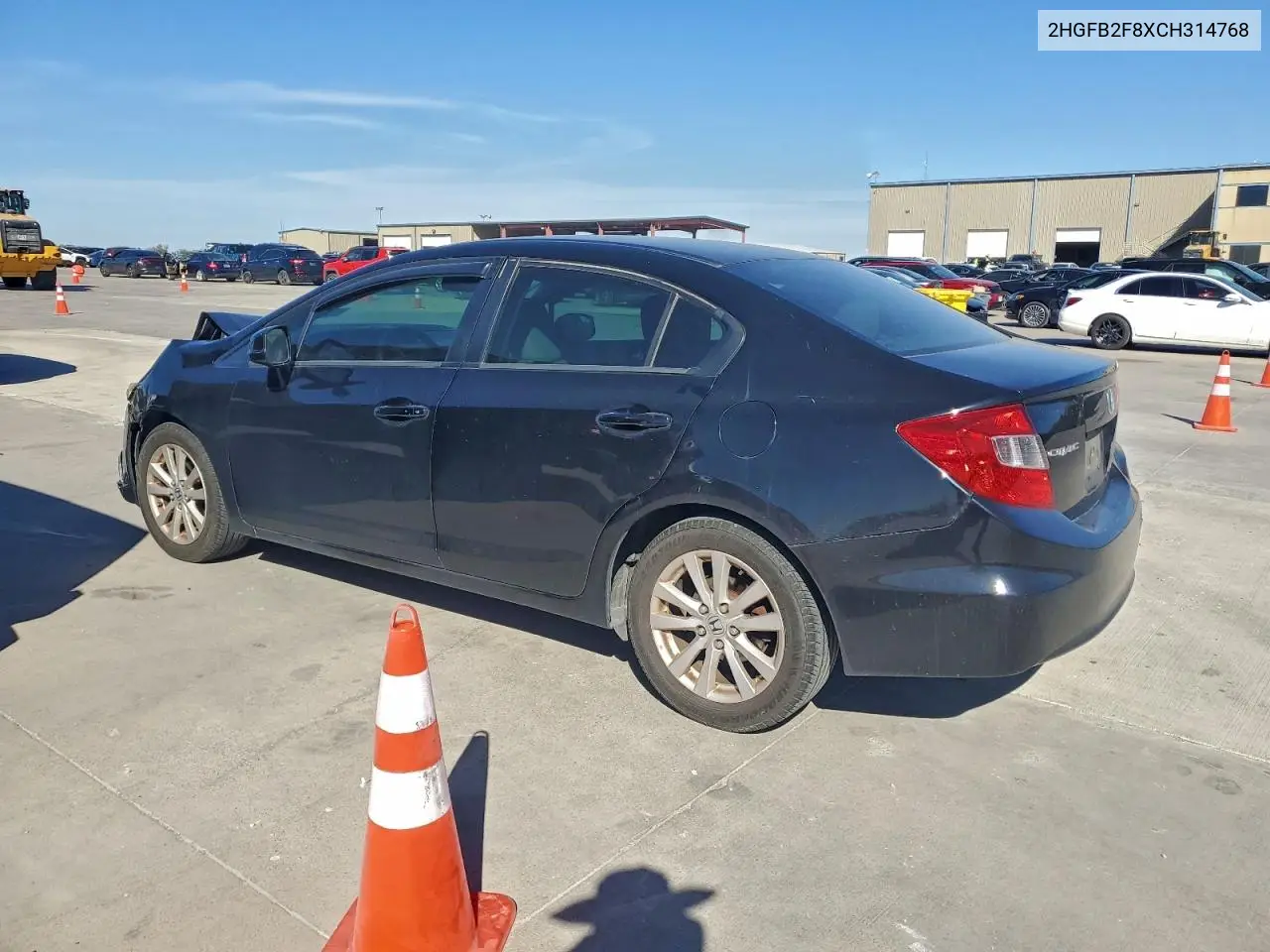 2HGFB2F8XCH314768 2012 Honda Civic Ex