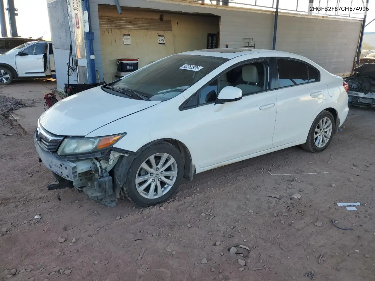 2HGFB2F87CH574996 2012 Honda Civic Ex
