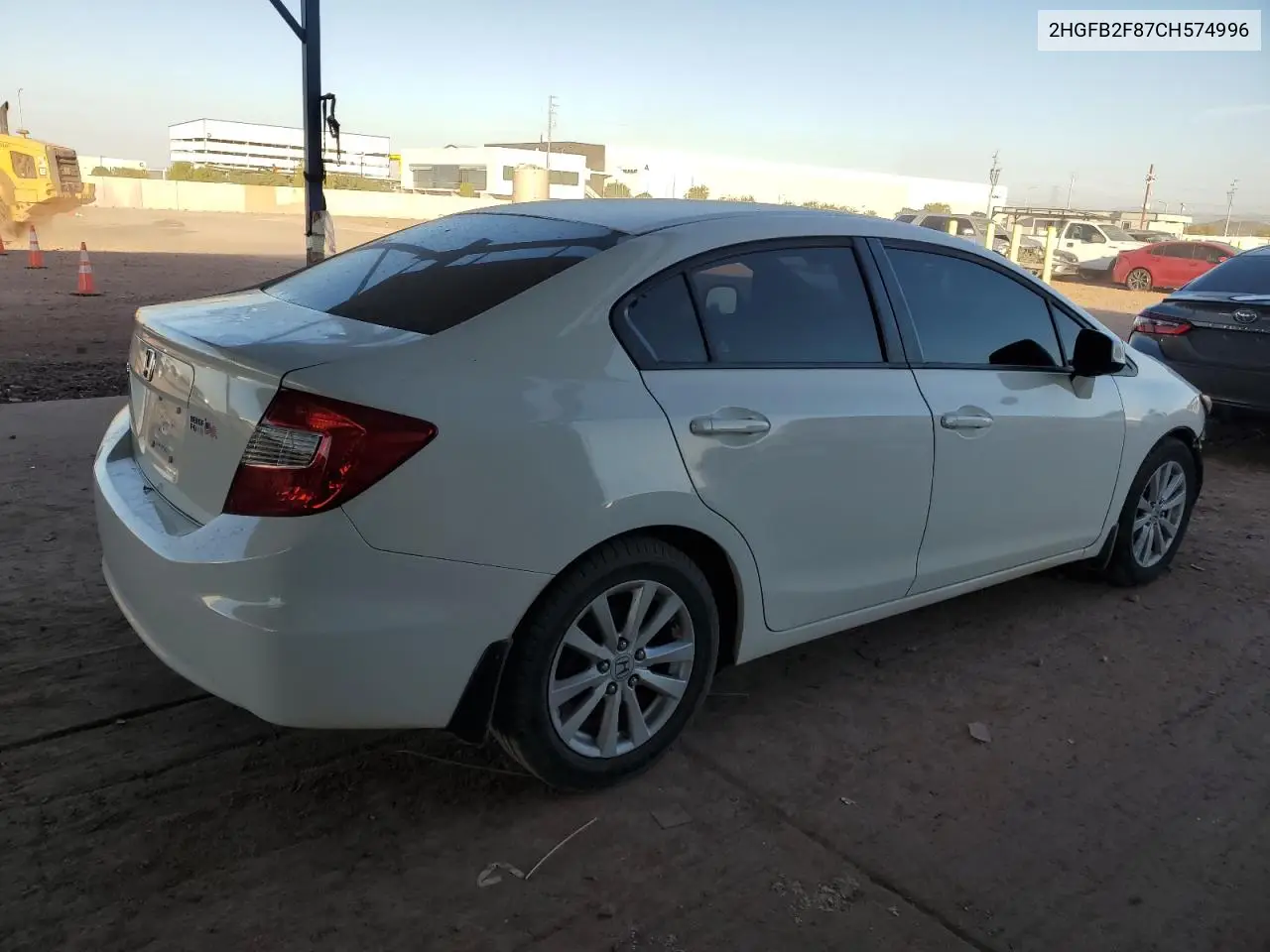 2HGFB2F87CH574996 2012 Honda Civic Ex