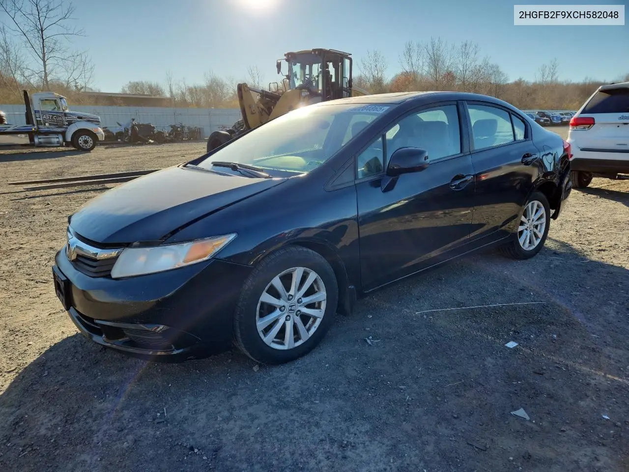 2HGFB2F9XCH582048 2012 Honda Civic Exl