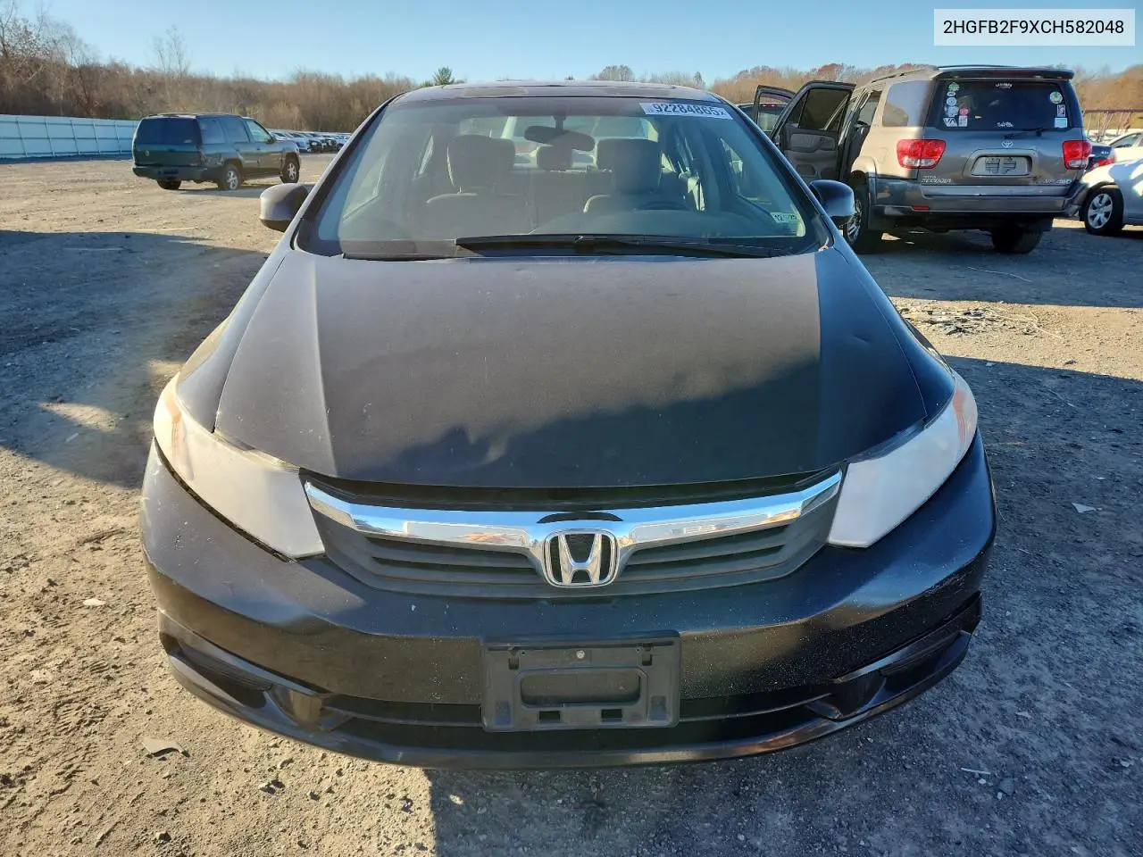 2HGFB2F9XCH582048 2012 Honda Civic Exl
