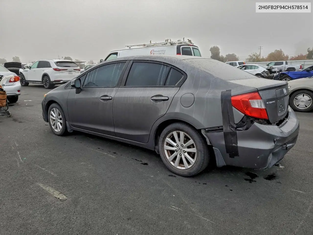 2HGFB2F94CH578514 2012 Honda Civic Exl