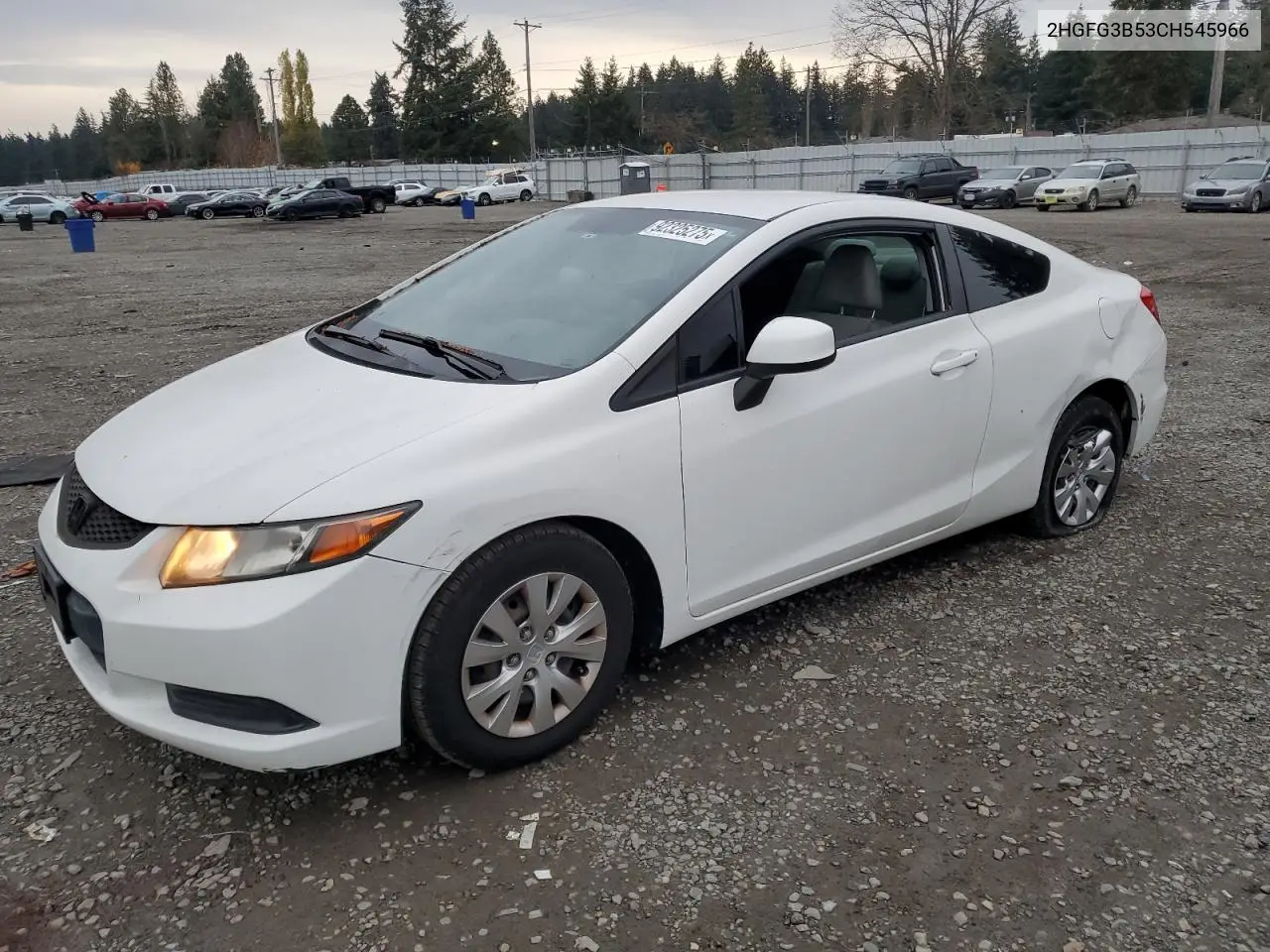 2HGFG3B53CH545966 2012 Honda Civic Lx
