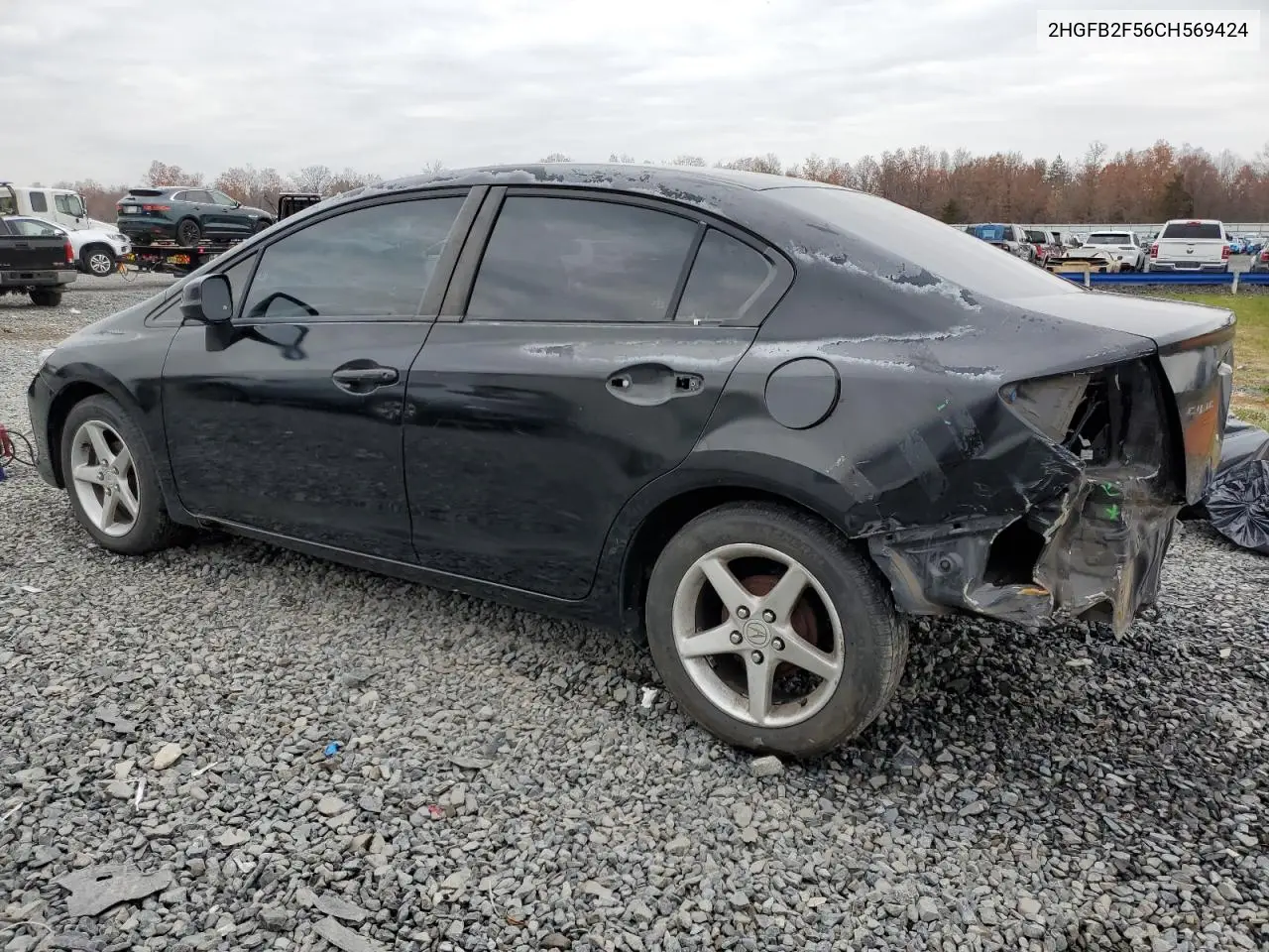 2HGFB2F56CH569424 2012 Honda Civic Lx