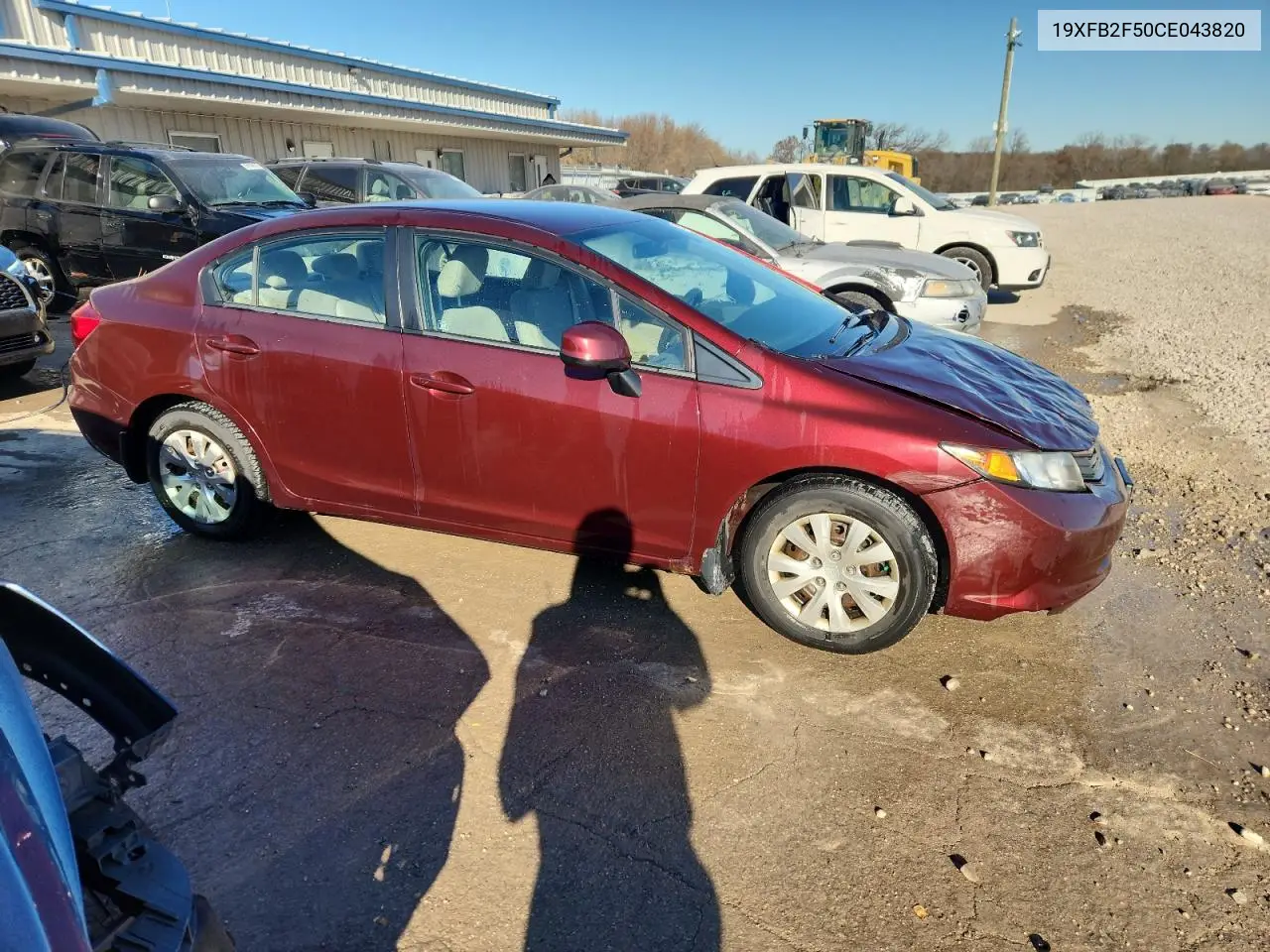 19XFB2F50CE043820 2012 Honda Civic Lx