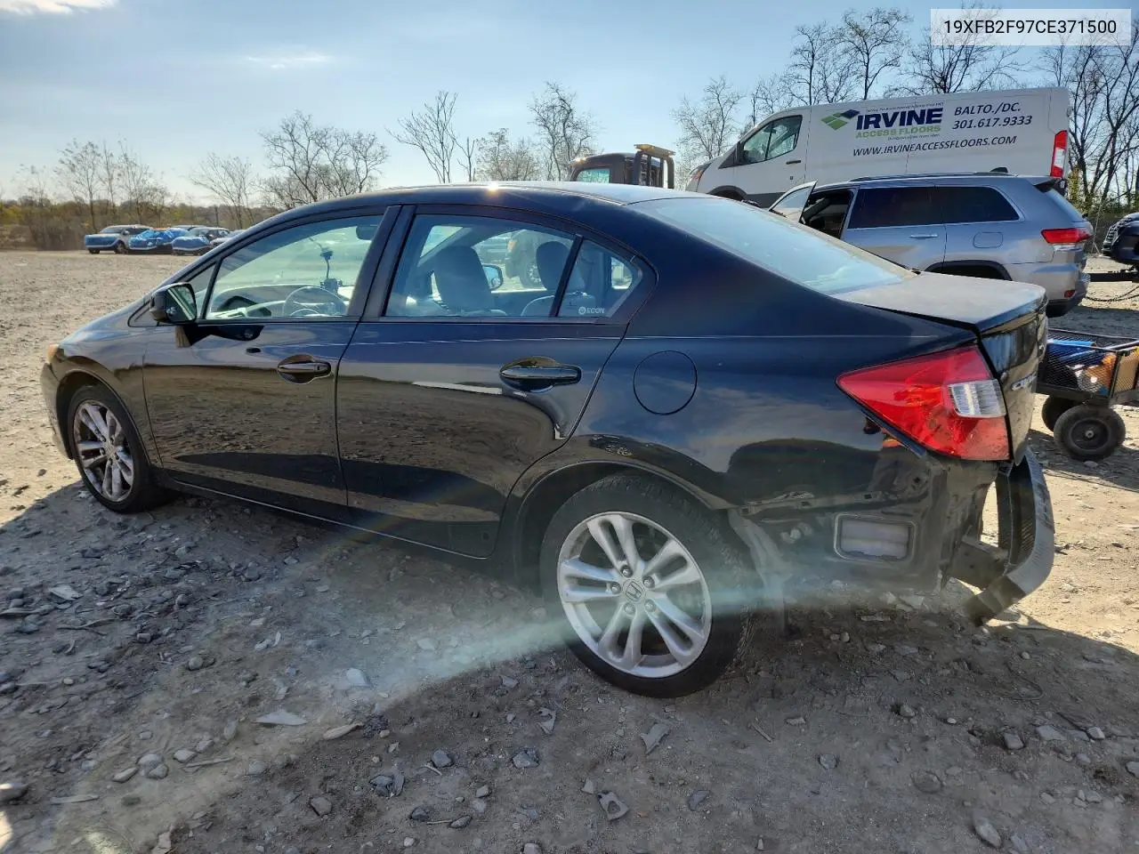19XFB2F97CE371500 2012 Honda Civic Exl
