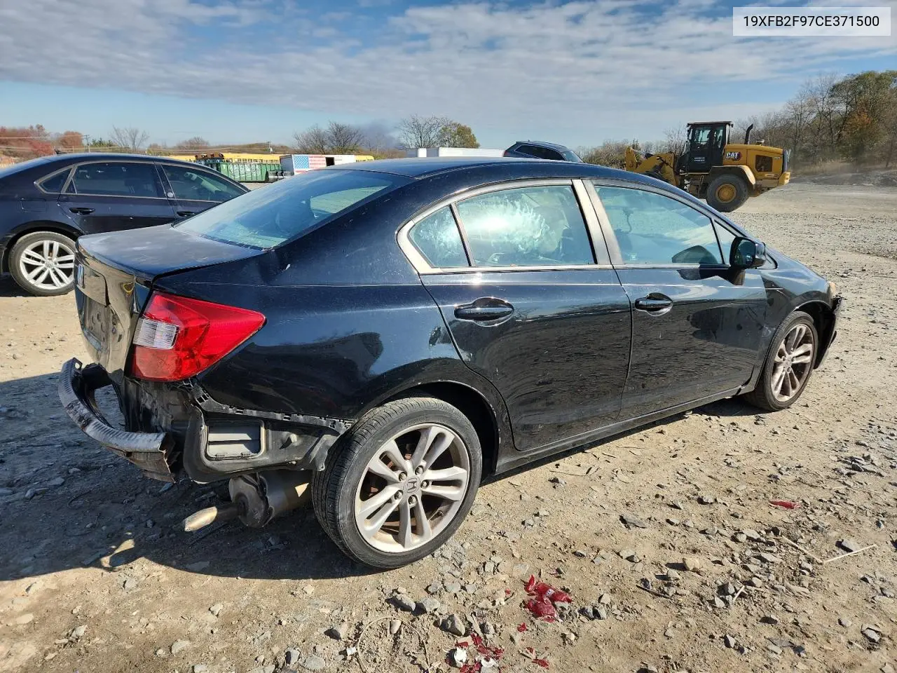 19XFB2F97CE371500 2012 Honda Civic Exl