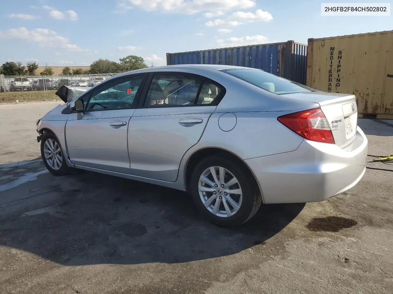 2HGFB2F84CH502802 2012 Honda Civic Ex