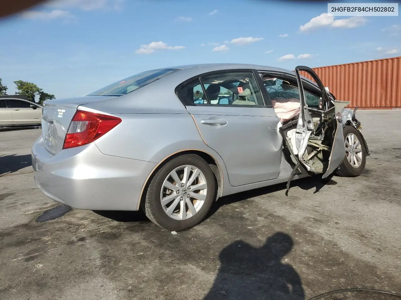 2HGFB2F84CH502802 2012 Honda Civic Ex